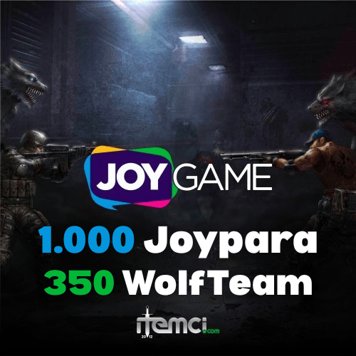 1.000 Joypara	350 WolfTeam Nakit