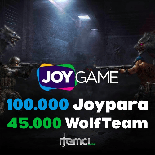 100.000 Joypara 45.000 WolfTeam Nakit