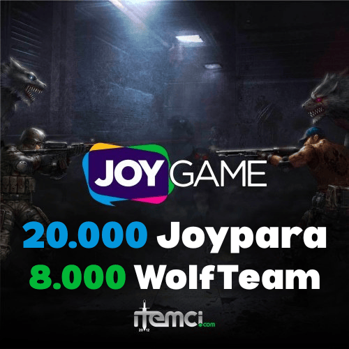 20.000 JoyPara 8.000 WolfTeam Nakit
