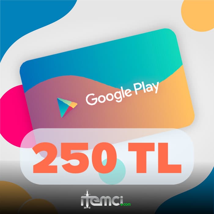 Google Play hediye kodu 250 TL