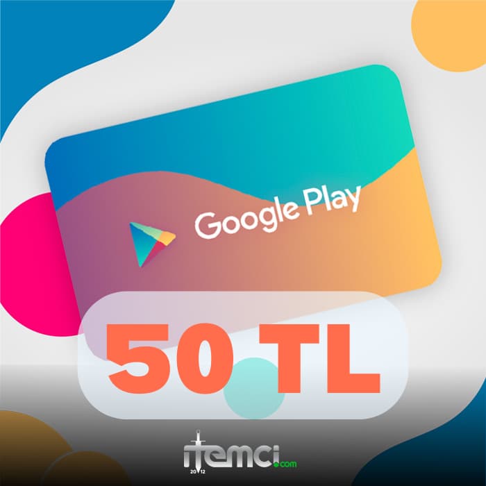 Google Play Hediye Kodu 50 TL