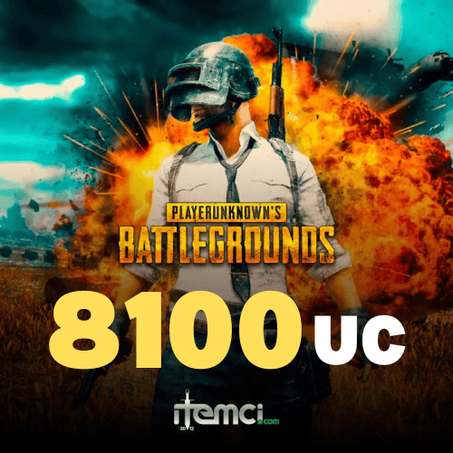 PUBG Mobile 8100 UC (ID Yükleme)