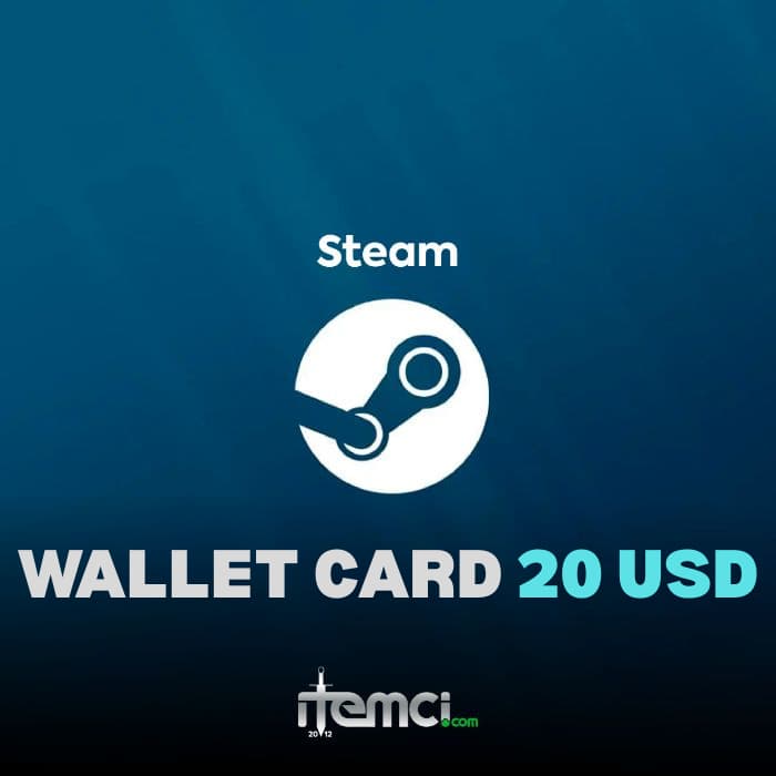 Steam Wallet Card 20 USD