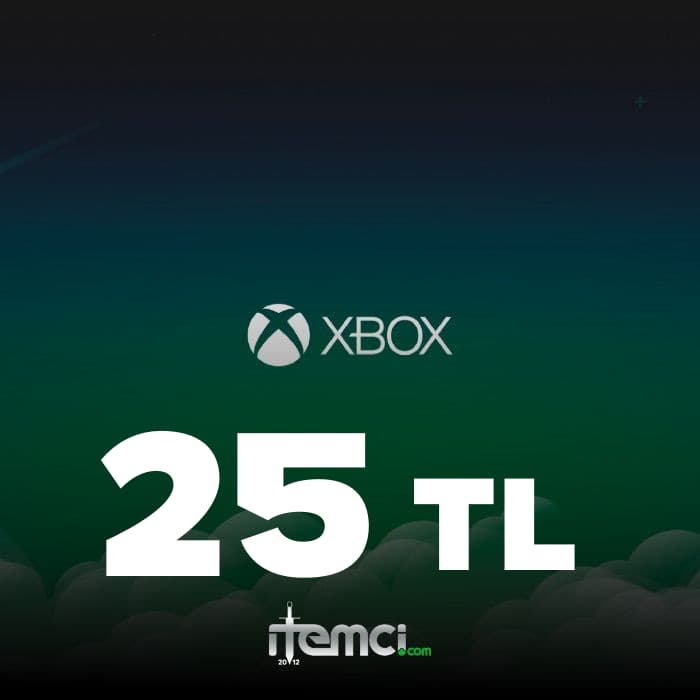 XBox Live Hediye Kartı 25 TL