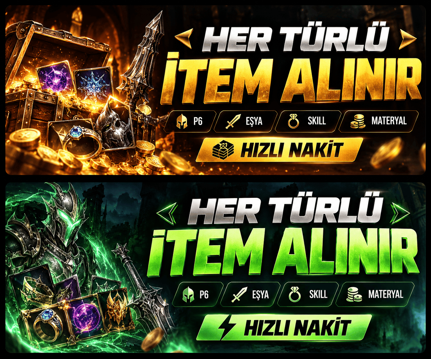 HER TÜRLÜ İTEMLERİNİZ P6 ALINIR  İTEM YANG P6 HIZLI NAKİT ALINIR.