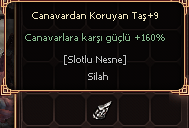 +9 canavar taşı