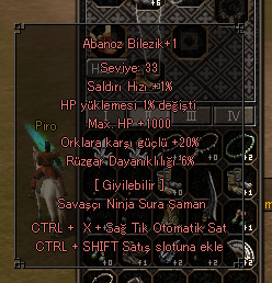1K HP 20 ORK ABANOZ BİLEZİK