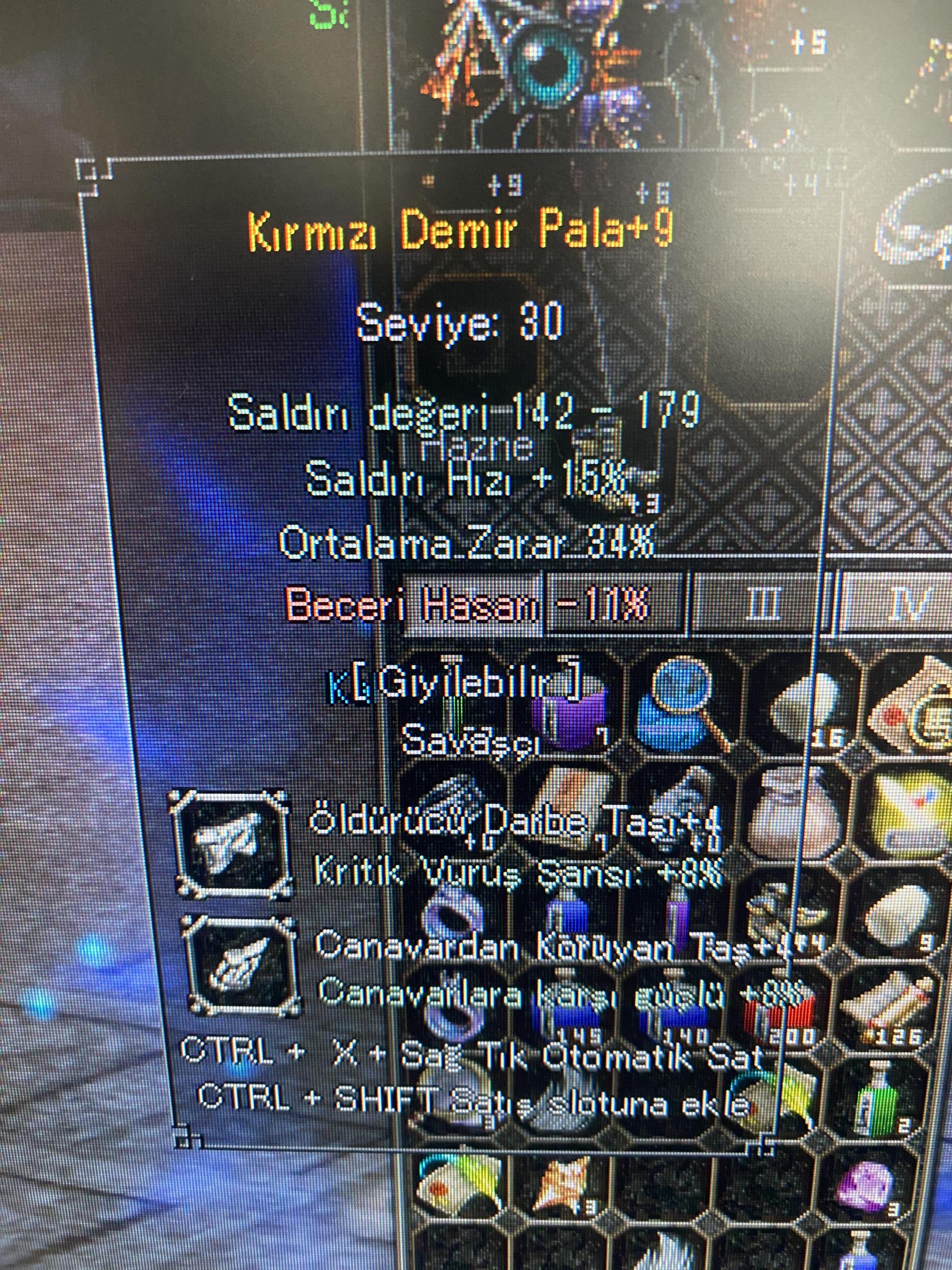 +9 34 ORT KDP +4 CANAVAR +4 DARBE TAŞLI