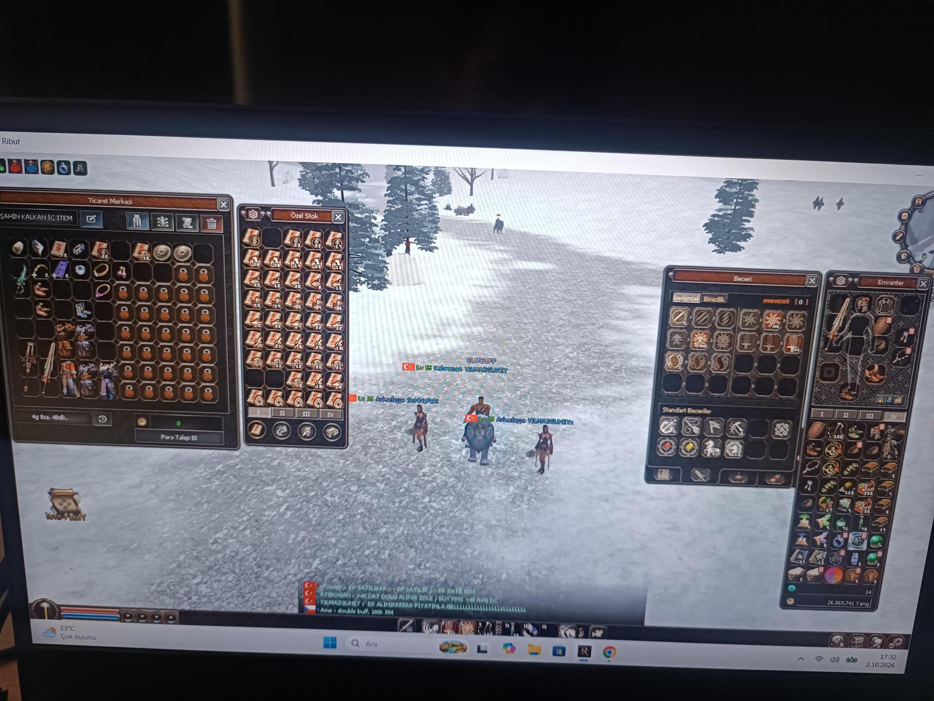 55 Lvl HavaG At Max Biyo ork Bitik açıklama oku Ful Boss Sandıklı