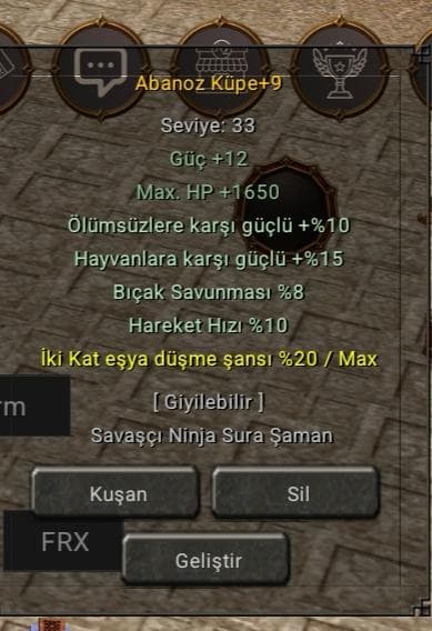 Arva2 abanoz küpe+9 farmlık