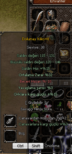 +8 dolu 32 ort stılır