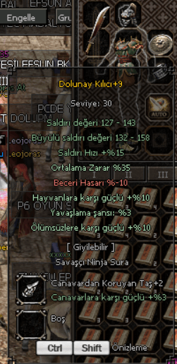 +9 dolu 150 tl 35 ort