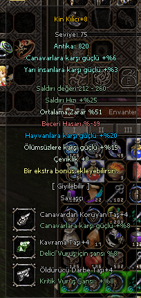 275k VURAN BEDENSEL