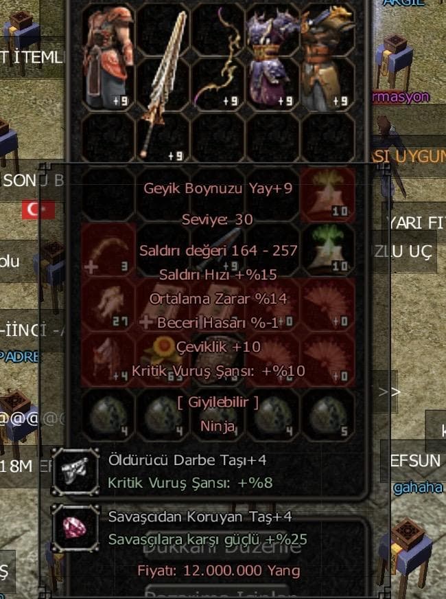 GEYİK BOYNUZU YAY 18 KRİTİKLİ