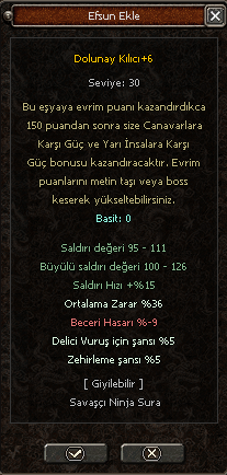 36 Ort +6 Dolunay