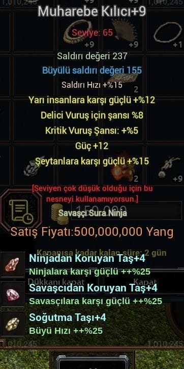 ALESTA satılık muharebe