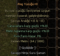 ATEŞ YÜZÜĞÜ HO
