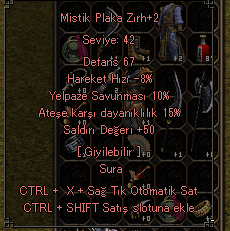 SURALAR İÇİN ELİT KATLIK ZIRH TEKLİF ALINIR