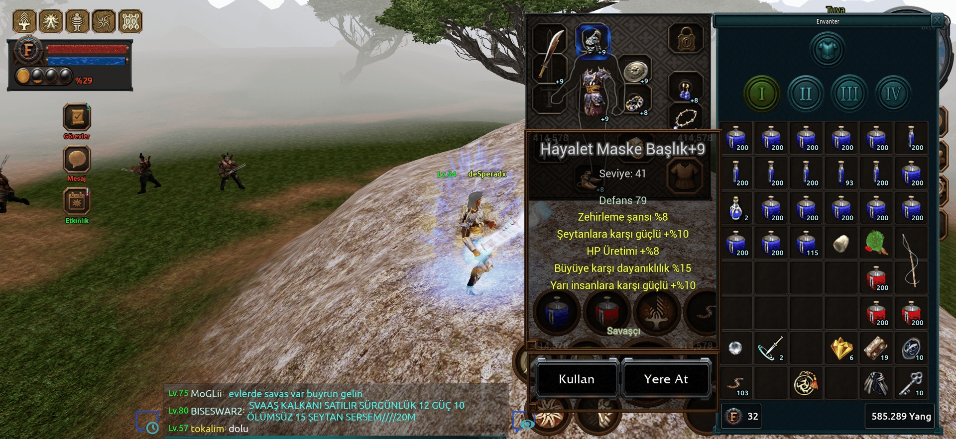 Gayeler maske başlık +9
