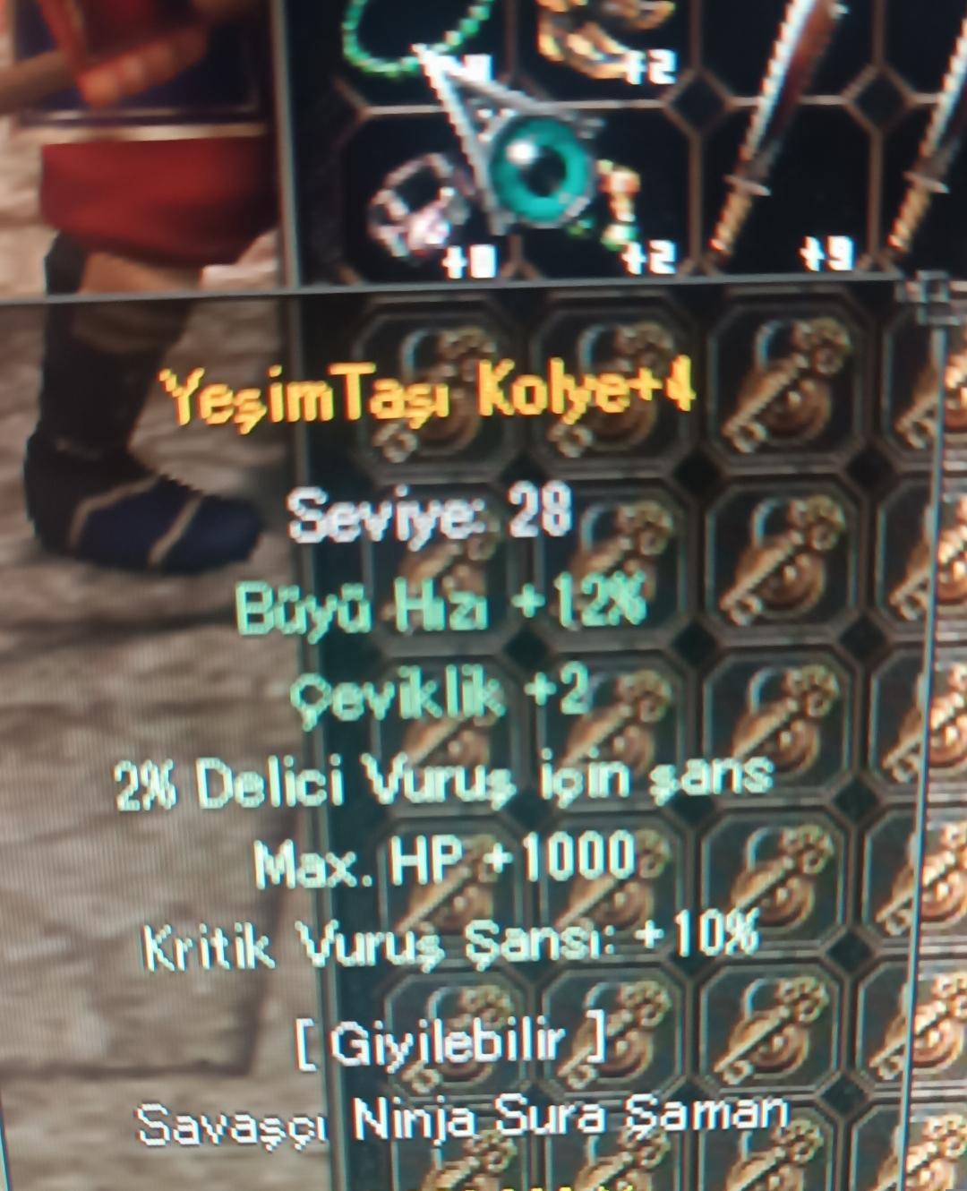 Kolye ayakkabı kritikli HP ki 2 item