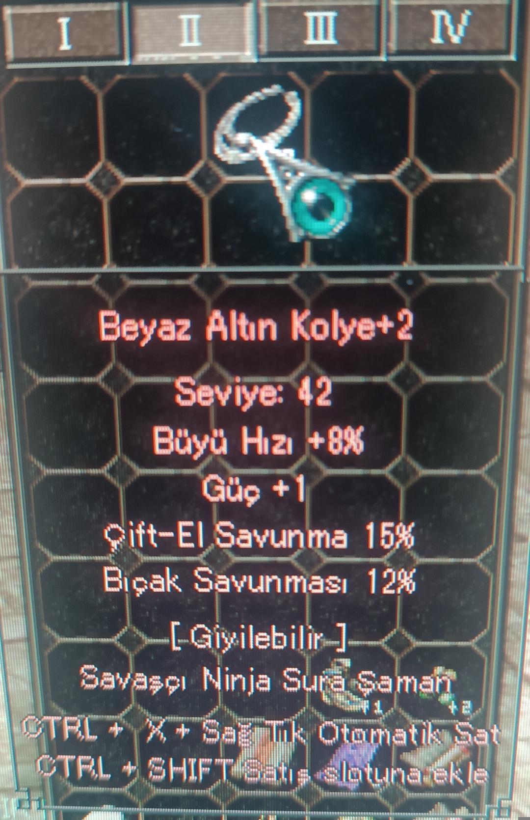 Beyaz altın kolye 15 ciftel 12 bıçak 2 efsun