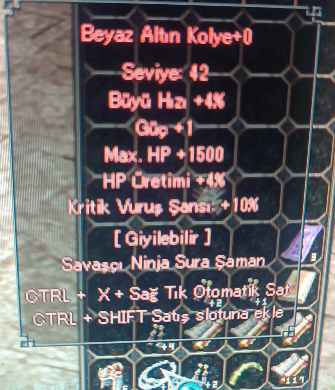 Beyaz altın kolye 1500 HP 10 kiriktik HP üretimi