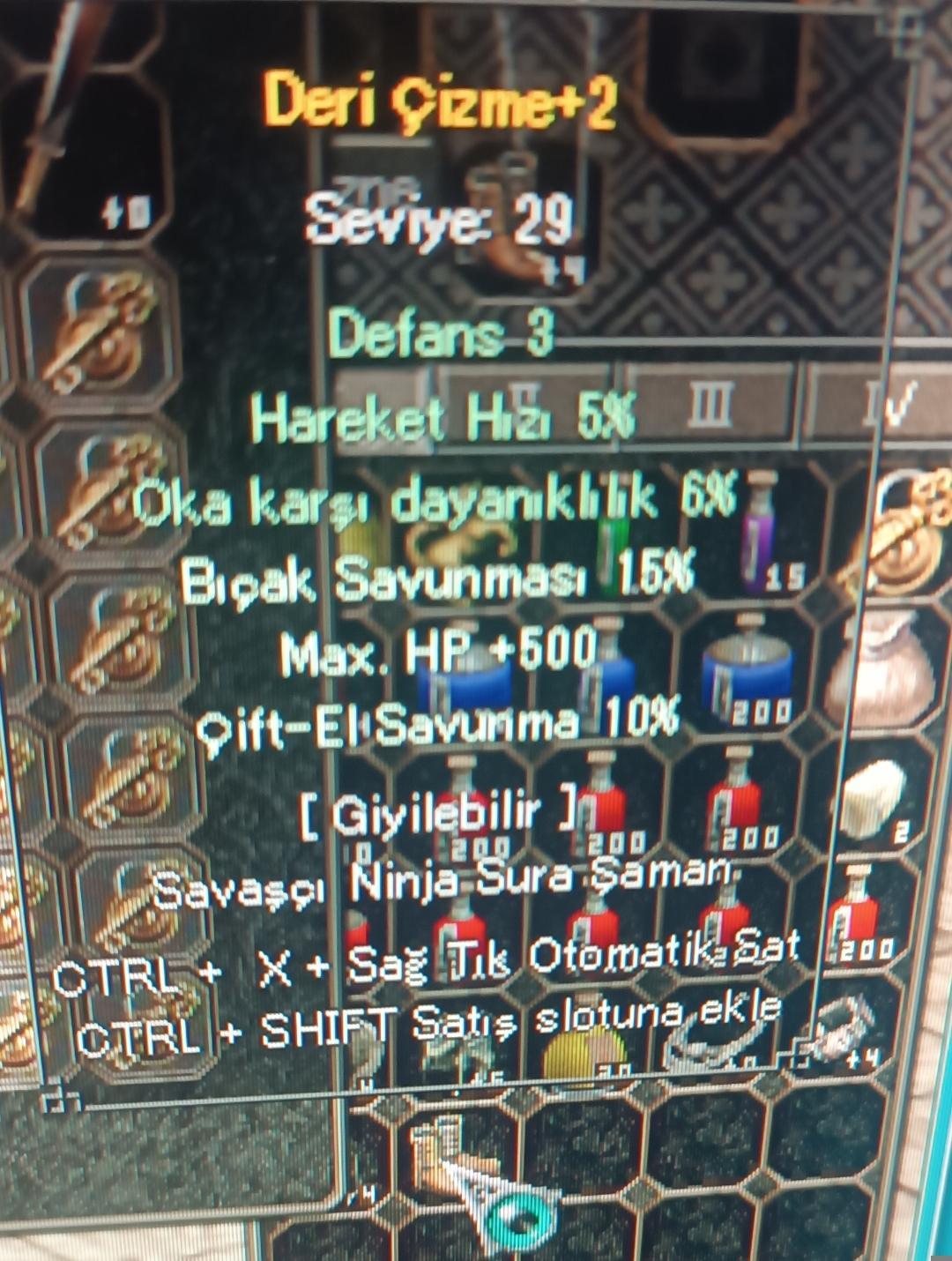 Deri cizme 15 bıçak 10 ciftel 500 HP kumarlik