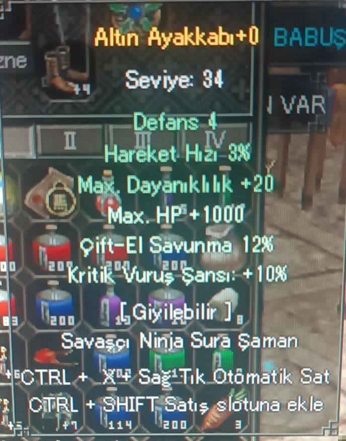 Kumarlik 12 ciftel 10 kiriktik 1000 HP 3 efsun