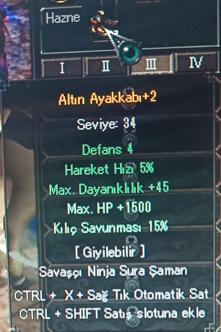 1500 HP 15 kılıç ayakkabı kumarlik