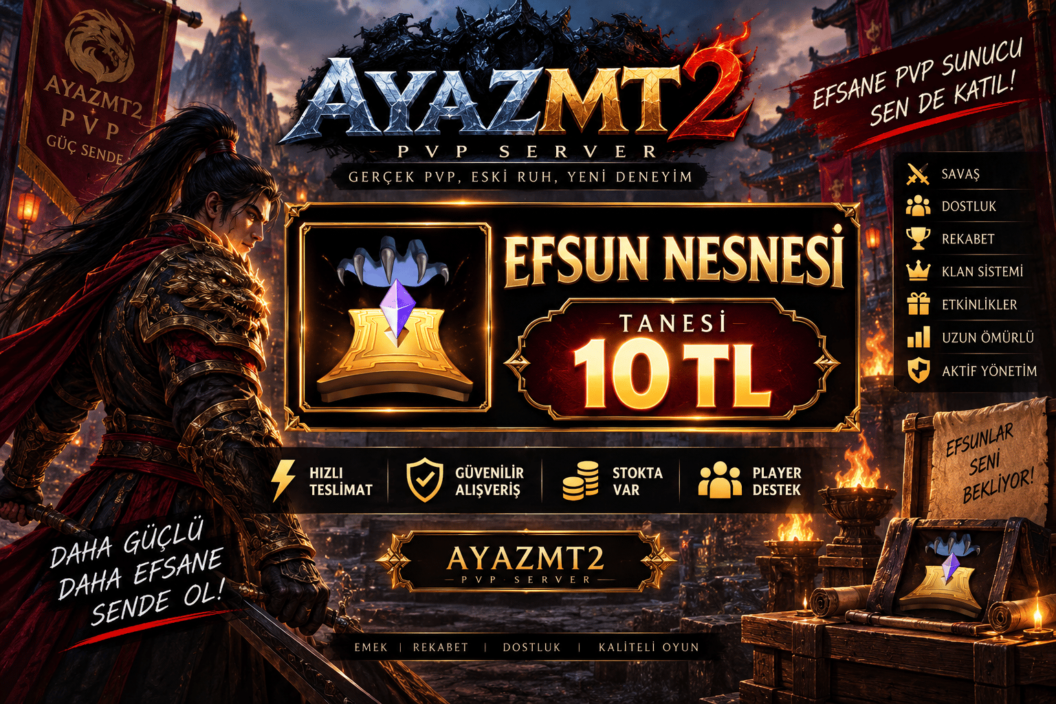 50 ADET EFSUN NESNES 500 TL HEMEN TESLİM