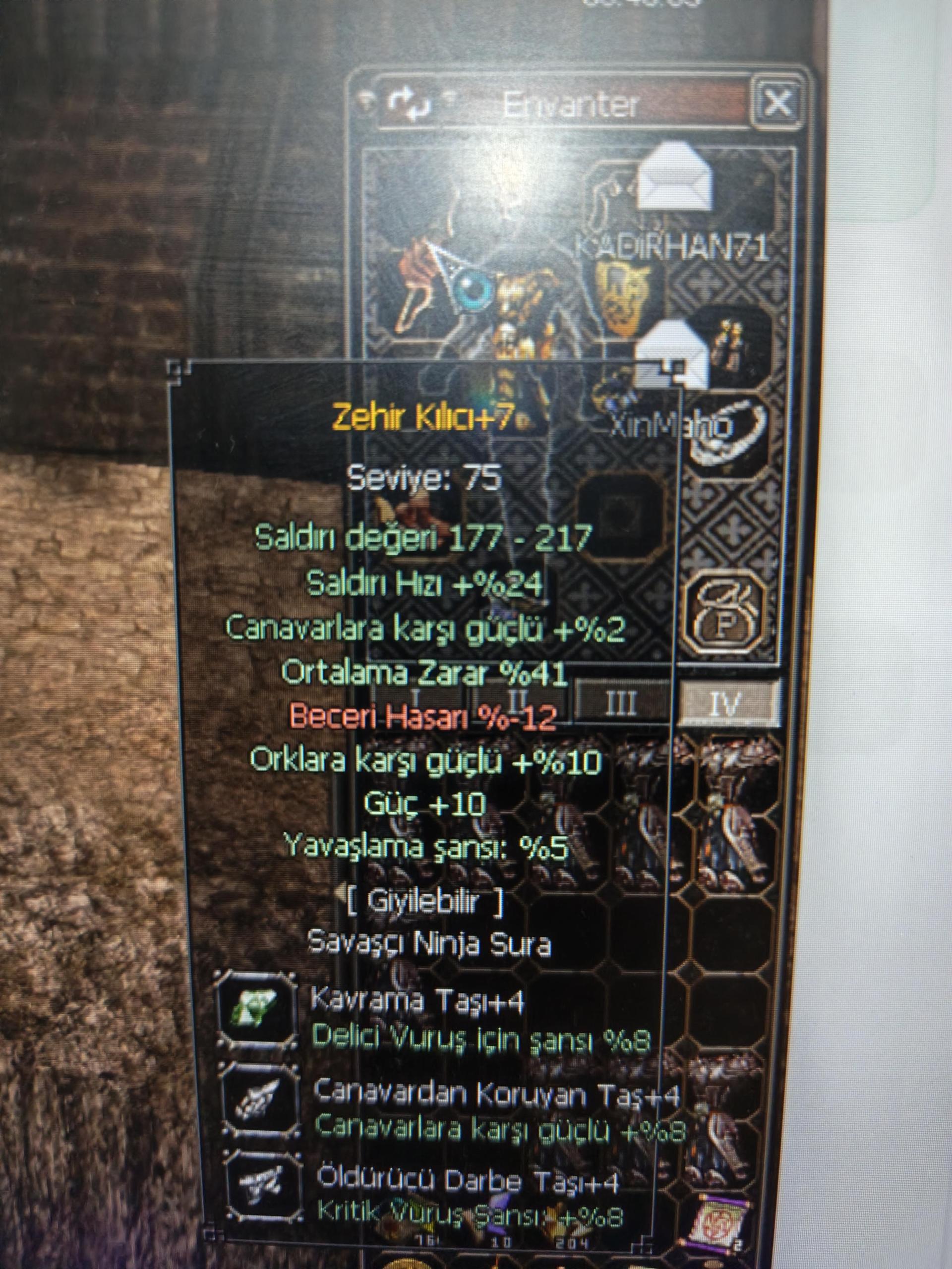 +7 ZEHİR 41 ORT +10 GÜÇLÜ