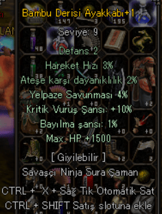 1.500 HP 10 KRİTİK AYAKKABI