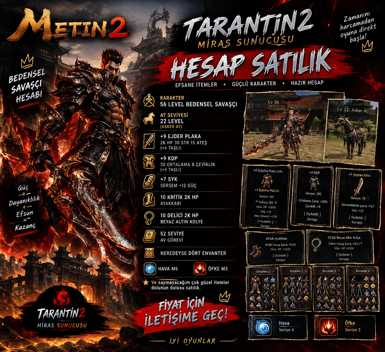 DOLU HESAP ANINDA TESLİMAT