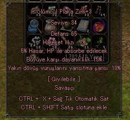 15 BÜYÜ 10 YAKIN DÖVÜŞ YANSITMA 5 HASAR HP ABSORBE ÖLÜMCÜL