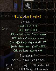 20 EŞYA 10 DELİCİ +9 BEYAZ ALTIN BİLEZİK TEKLİF ALINIR
