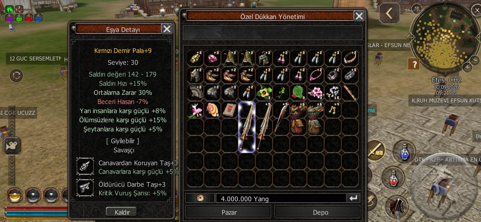 30 ortalamali KDP+3 full taşli