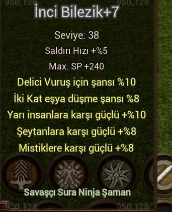 İnci bilezik +7