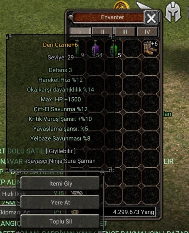 1.5 K HP 10 KRİTİK DERİ ÇİZME ÖMÜRLÜK
