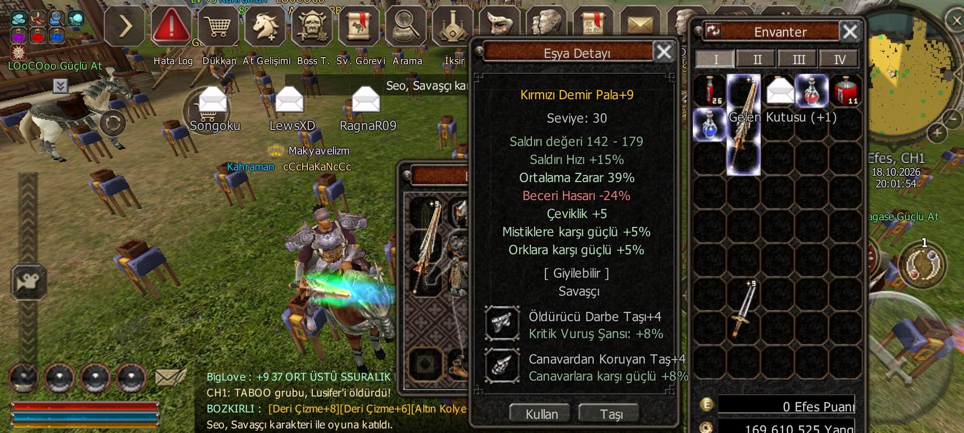 39 ORT 4 TAŞLI KDP BENCE KACİRMA