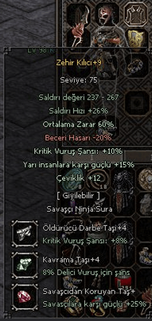 60 yarı krit çevik