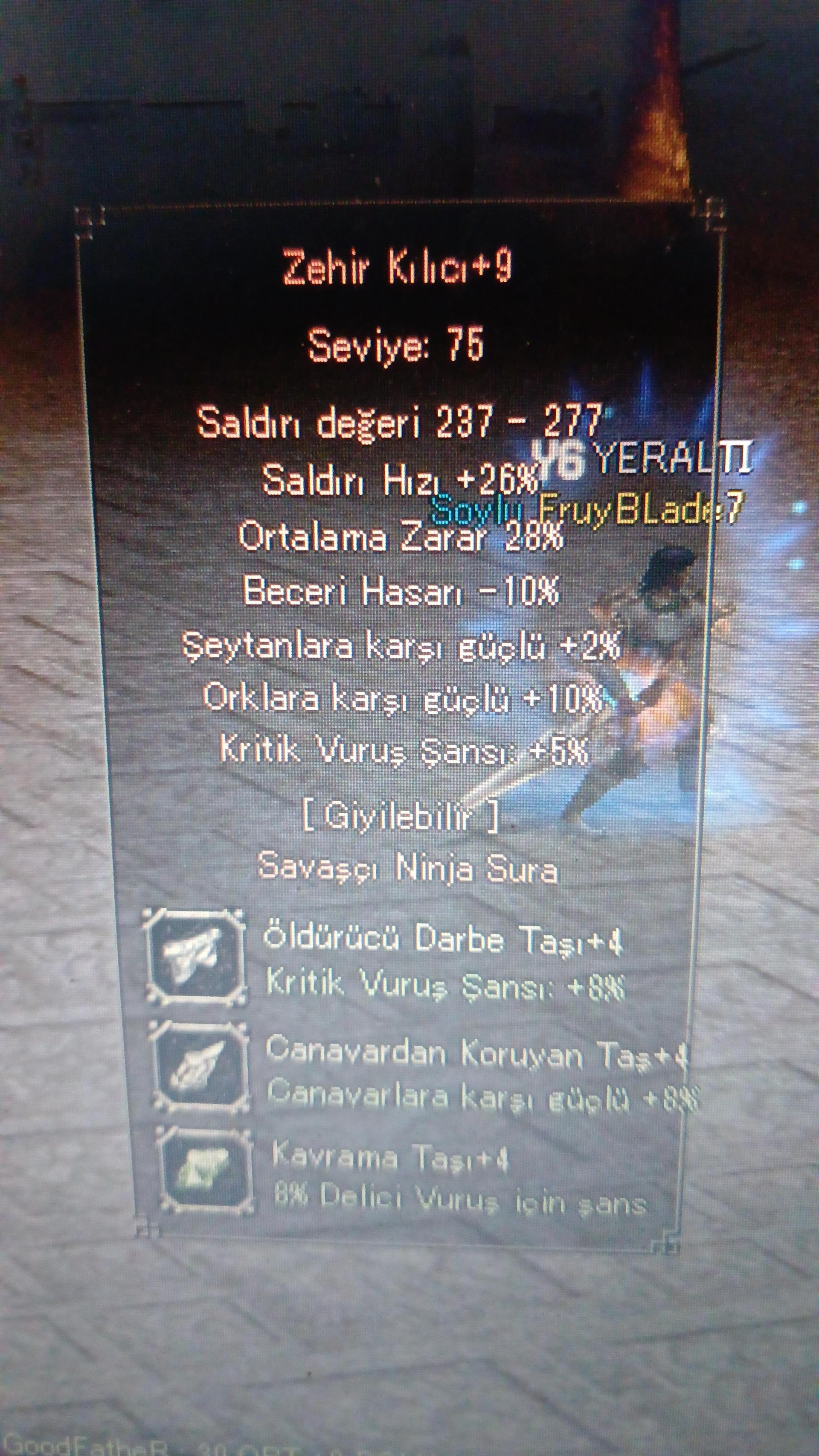 Zehir + 9 /  28 Ort 5 Krit