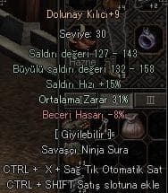 +9 31 ORTALAMA DOLUNAY KILICI