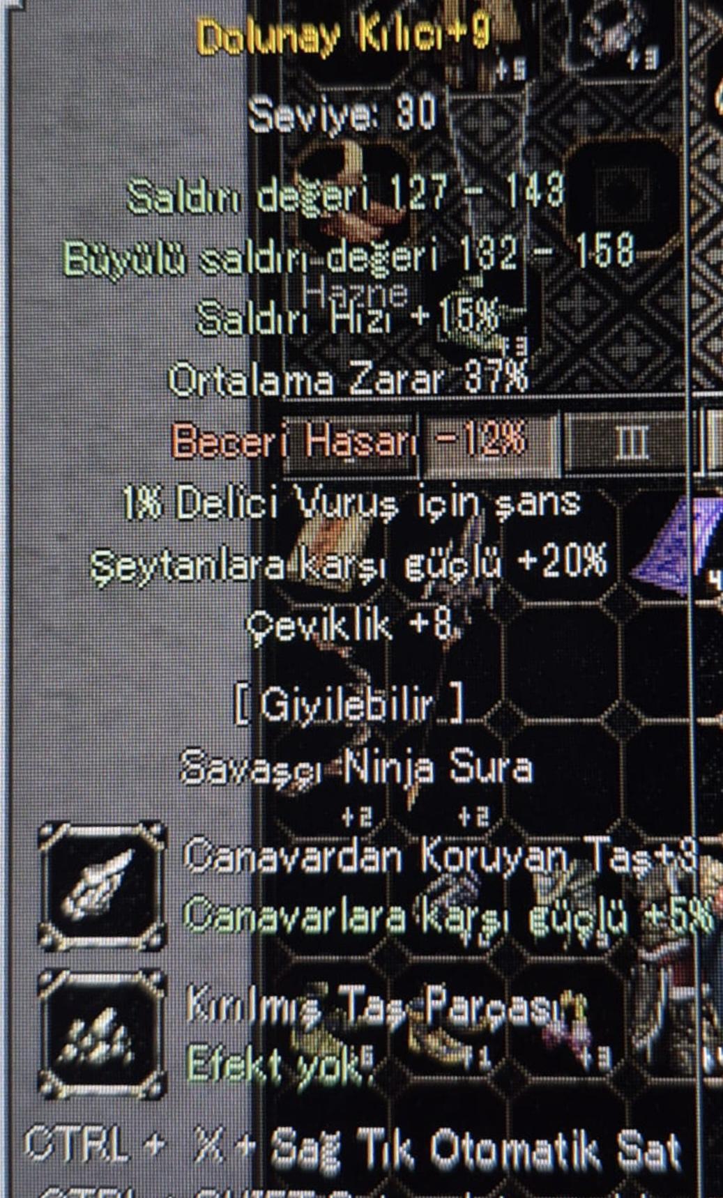 +9 37 Ort Dolunay Teklif İlanıdır!
