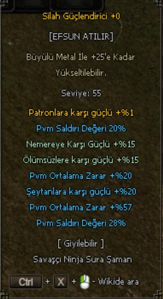 ++ELİT SİLAH GÜÇLENDİRİ EFSUNLARA DİKKAT