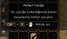 PERFECT YÜZÜĞÜ +++++