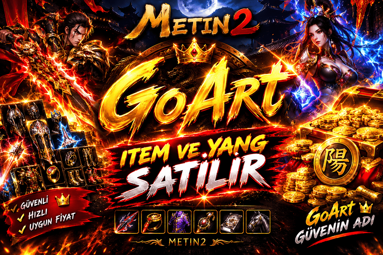 500 M Yang /// 75 tl anında teslim