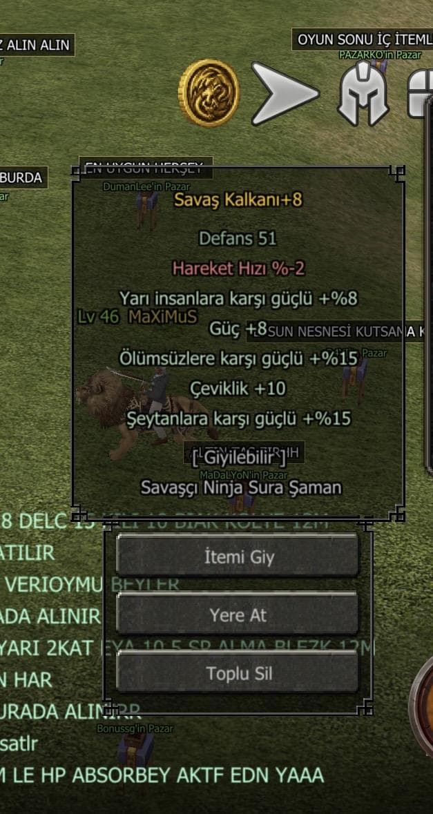 46 LVL BEDENSEL MaXİMuS