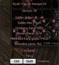 SİYAH YAPRAK HANÇERİ