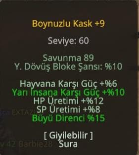 Boynuzlu Kask +9
