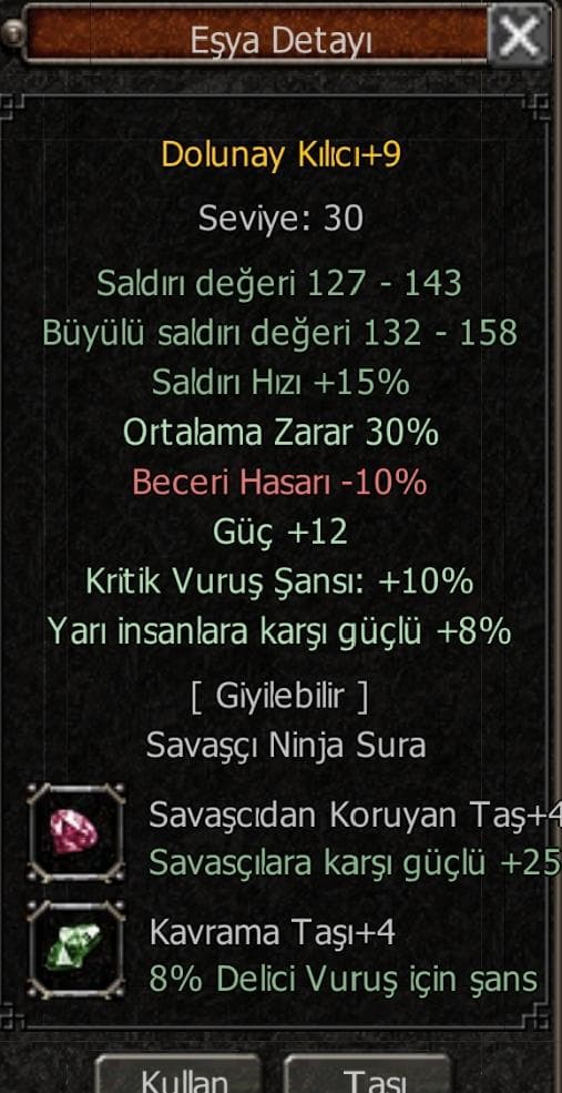 ELİMDE VADİ CANAVARI BİR CHAR VAR